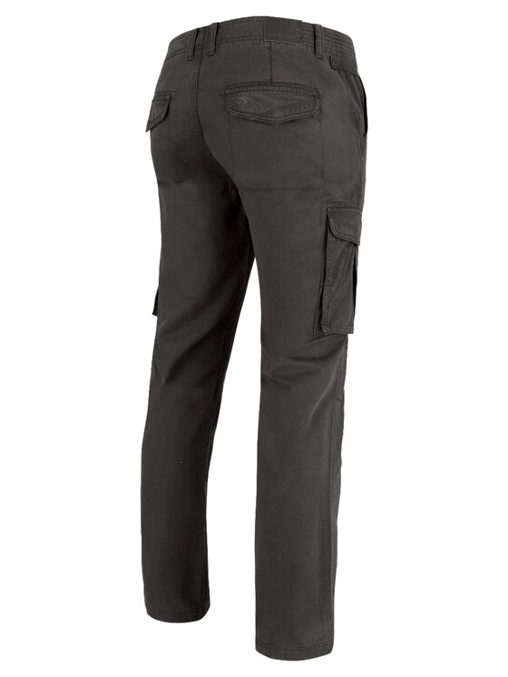 Volcano Volcano Spodnie cargo R-GUN Szary Regular Fit