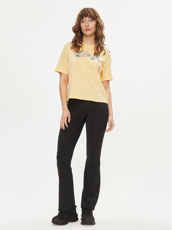 Columbia Columbia T-shirt North Cascades™ 1992085 Giallo Relaxed Fit
