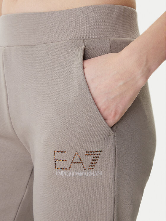 EA7 Emporio Armani EA7 Emporio Armani Долнище анцуг 7W000538 AF15831 Кафяв Regular Fit