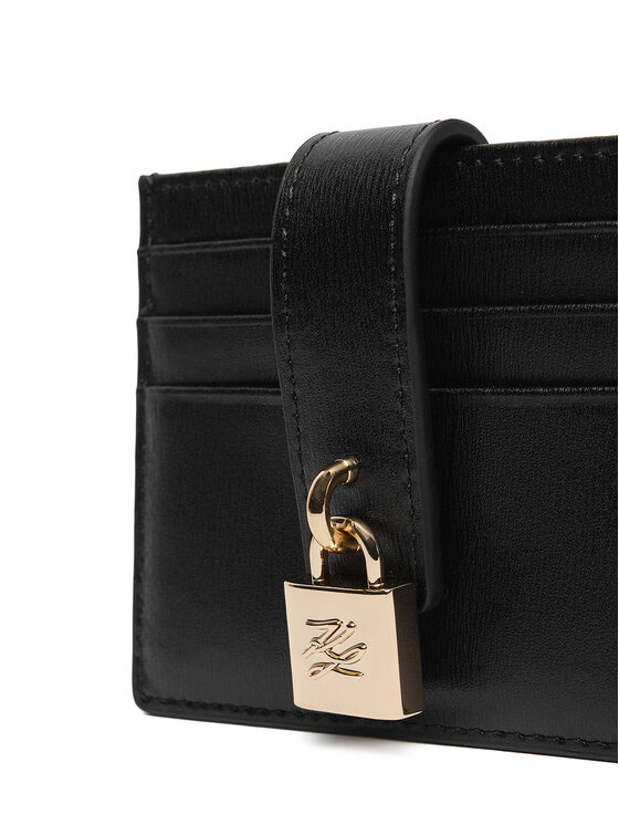 KARL LAGERFELD KARL LAGERFELD Bankkártya tartó B1W32025 Fekete