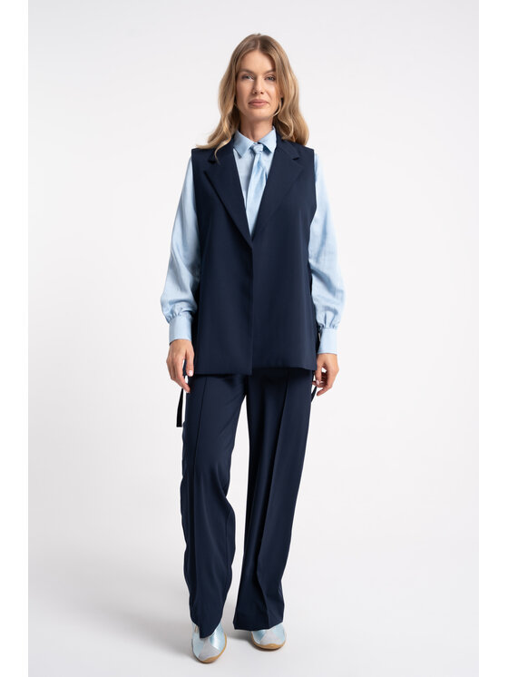CLICK CLICK Vesta 71-0107 Tmavomodrá Relaxed Fit