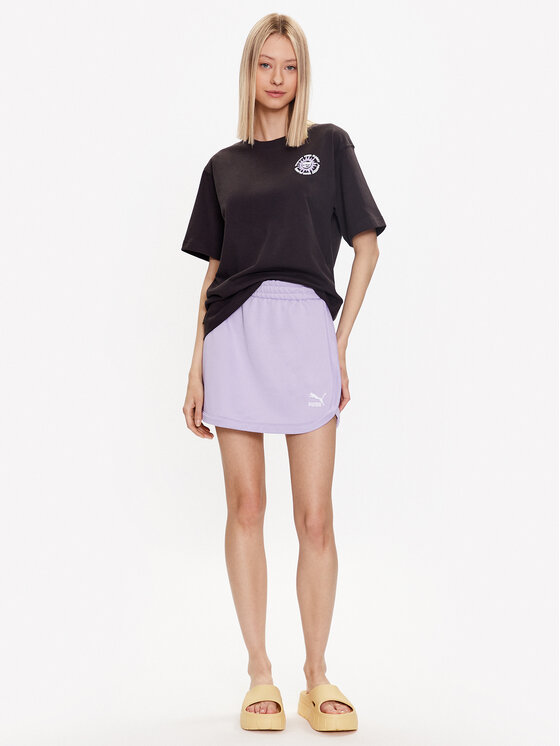 Puma Puma T-Shirt Downtown 538362 Μαύρο Relaxed Fit