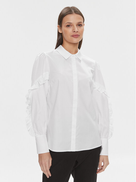 Guess Guess Hemd Sophia W4RH03 WAF10 Weiß Regular Fit