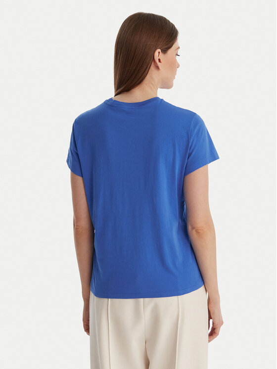 Polo Ralph Lauren Polo Ralph Lauren T-Shirt 211B14605004 Modrá Classic Fit
