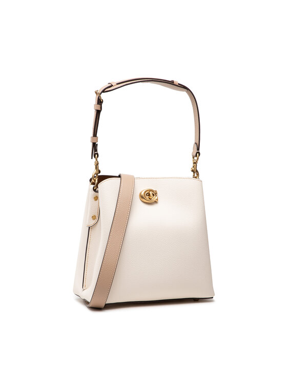 Coach Coach Сумка Cb Ltr Wllow Bckt C3766 Écru