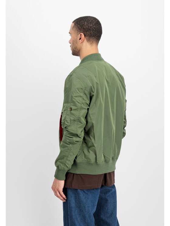 Alpha Industries Alpha Industries Kurtka bomber AI.191103-01-4XL Zielony Slim Fit