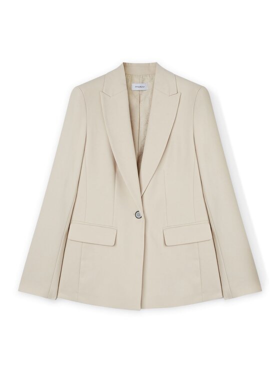 Motivi Motivi Giacca outdoor Q663Q000847N002 Bianco Slim Fit