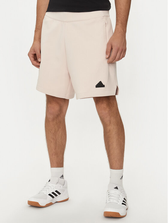 adidas Športové kraťasy Z.N.E. Premium IR5239 Écru Loose Fit