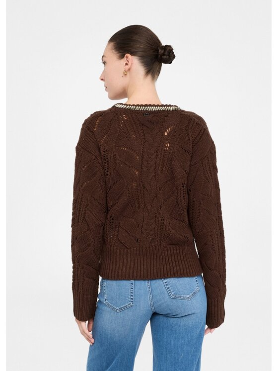 Liu Jo Liu Jo Maglione MF5452MA37R90915 Marrone Regular Fit