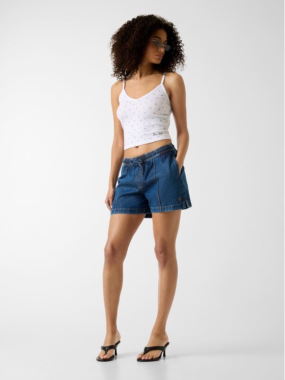 Guess Jeans Guess Jeans Pantaloncini di jeans 181305 Blu Classic Fit