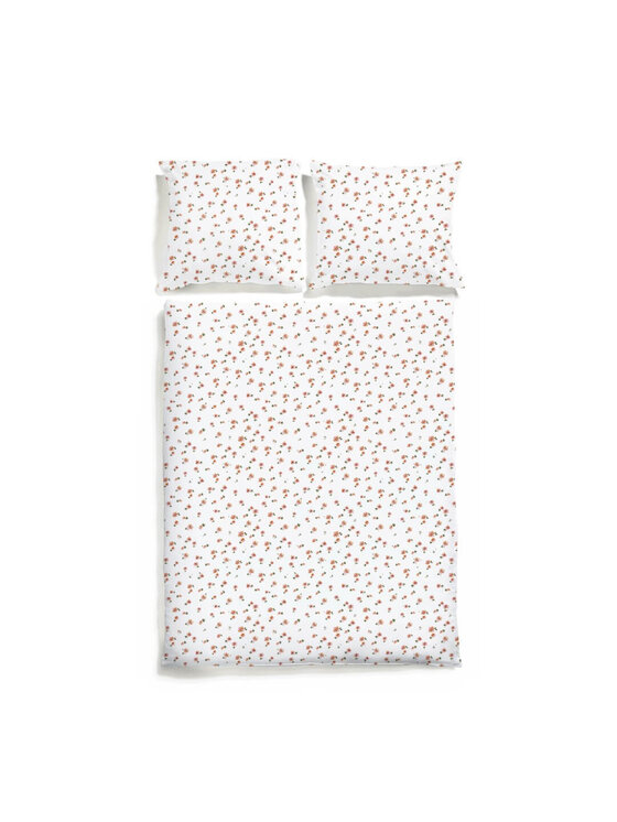 White pocket White pocket Komplet pościeli we wzory Biały