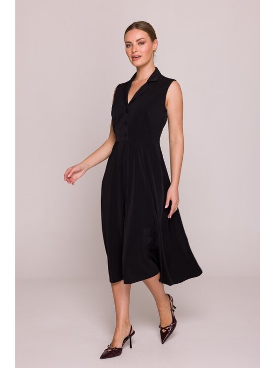 Stylove Stylove Sukienka letnia S409 Czarny A-Line Fit