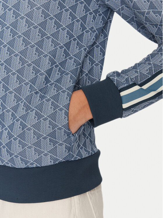 Lacoste Lacoste Bluza SH1368 Niebieski Regular Fit