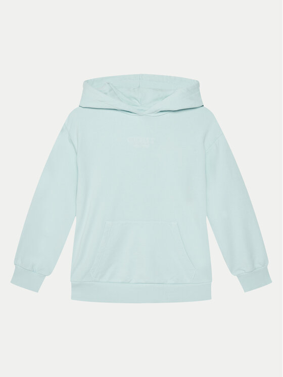 Guess Guess Mikina J5RQ09 KAD74 Světle modrá Regular Fit