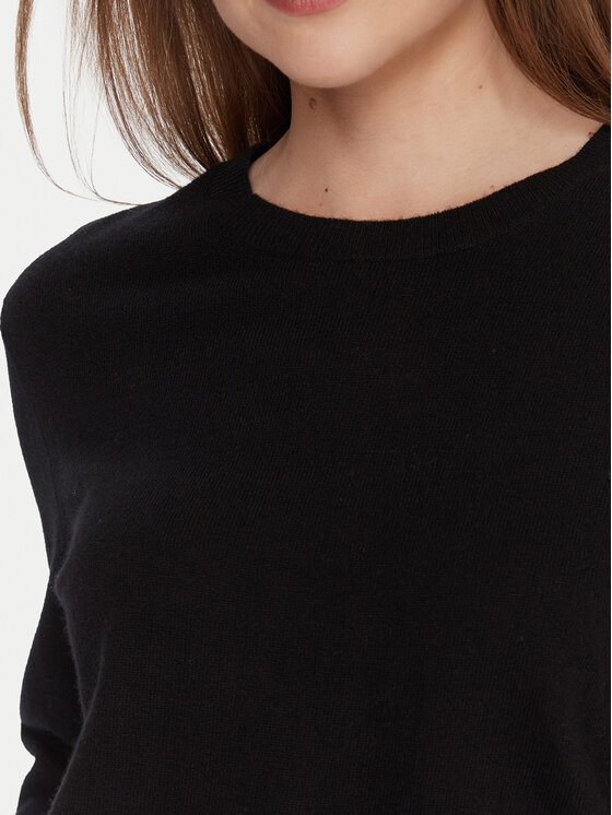 United Colors Of Benetton United Colors Of Benetton Пуловер 1002D10BG Черен Relaxed Fit