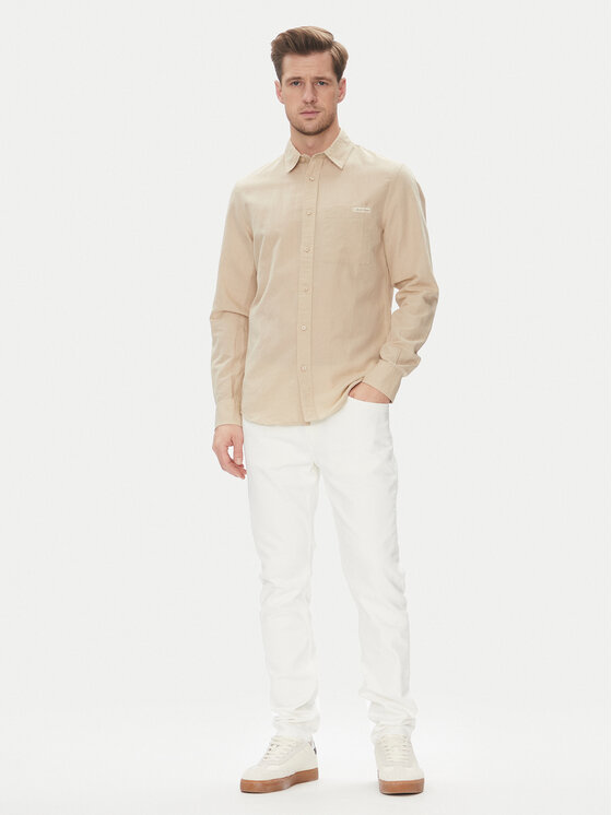 Calvin Klein Jeans Calvin Klein Jeans Košulja J30J327295 Bež Regular Fit