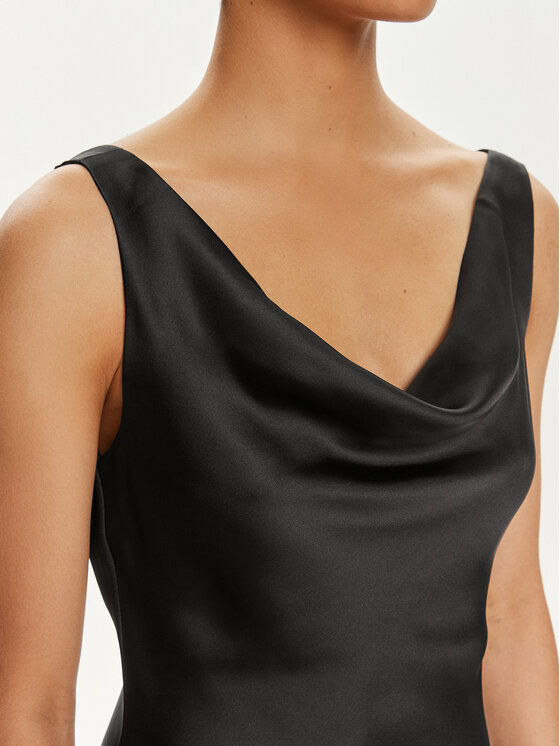 NORMA KAMALI NORMA KAMALI Sukienka wieczorowa ST2223CB739001 Czarny Regular Fit