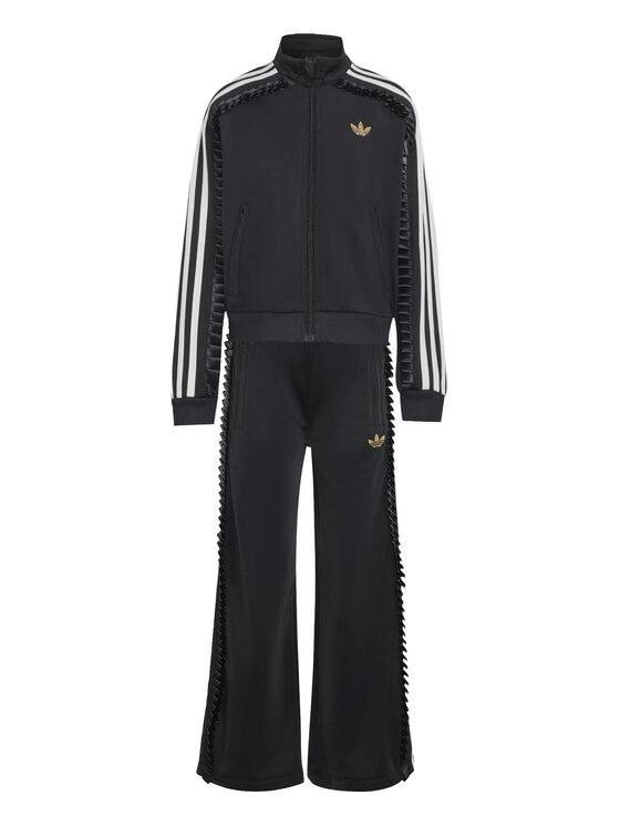 adidas adidas Tepláková souprava Firebird Loose Tracksuit KR6591 Černá Regular Fit