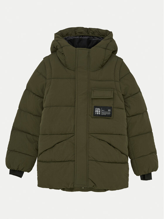 Color Kids Color Kids Μπουφάν χειμωνιάτικο 741681 Πράσινο Regular Fit