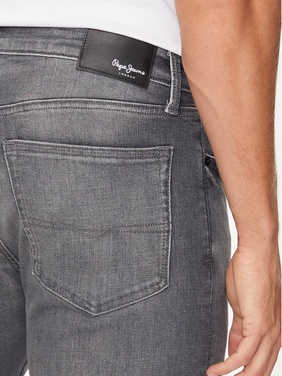 Pepe Jeans Pepe Jeans Jeansy PM207388 Szary Slim Fit
