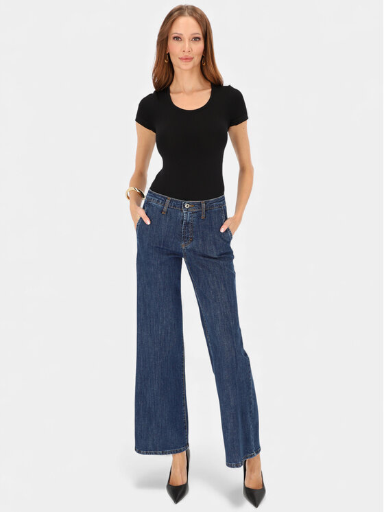 L’AF L’AF Jeansy Clover Granatowy Regular Fit