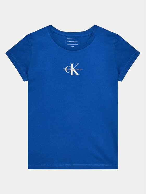 Calvin Klein Jeans Calvin Klein Jeans T-shirt IG0IG01470 Plava Slim Fit