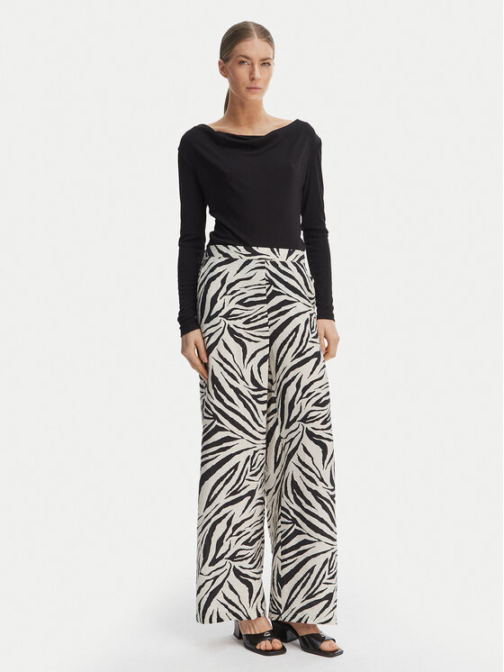 Vero Moda Vero Moda Pantaloni din material Josie 10303759 Bej Wide Leg