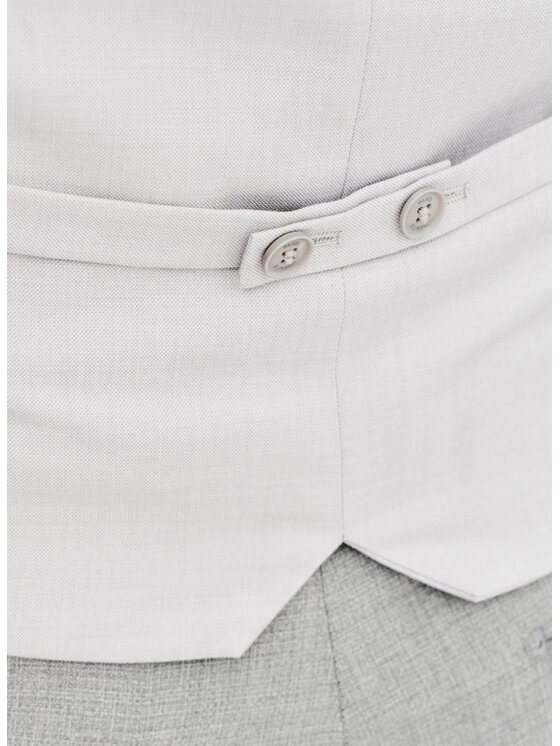 Pako Lorente Pako Lorente Kamizelka P25SF-8X-004 Szary Slim Fit