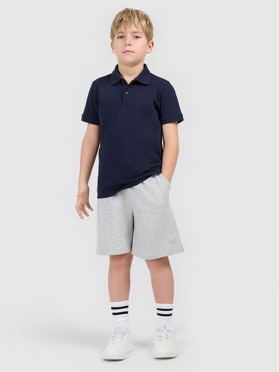 4F 4F Polo BASIC+ Granatowy Regular Fit