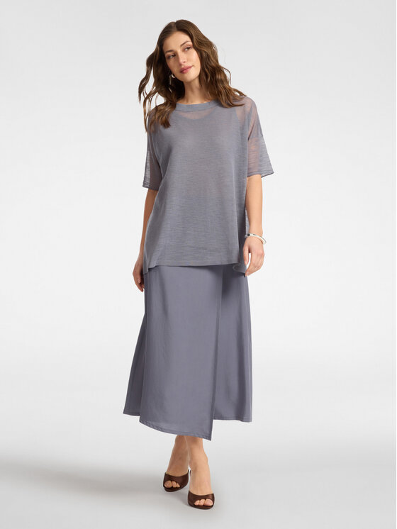 Elena Mirò Elena Mirò Sweter M609Z000758N023 Szary Regular Fit