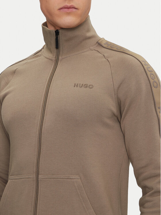 HUGO HUGO Majica dugih rukava Liam 50540933 Bež Regular Fit