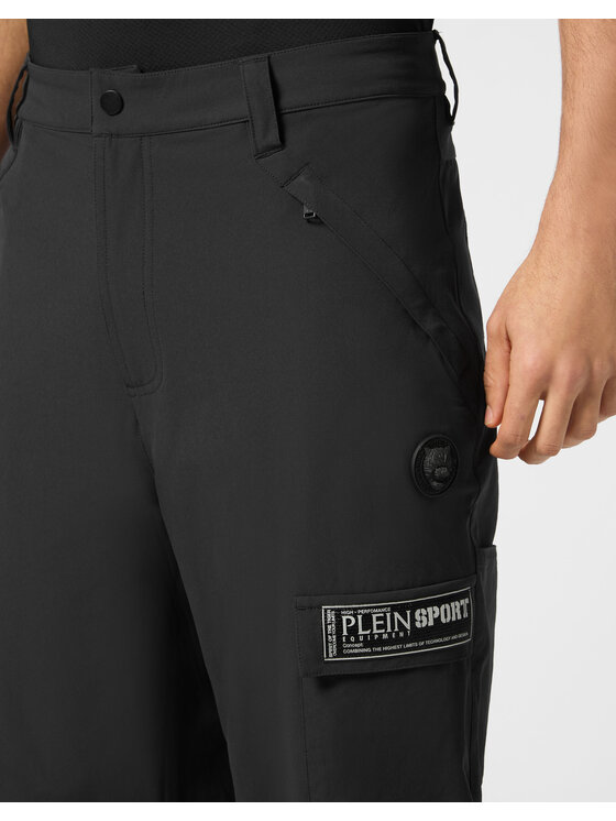Plein Sport Plein Sport Spodnie cargo 22981 Czarny Cargo Fit
