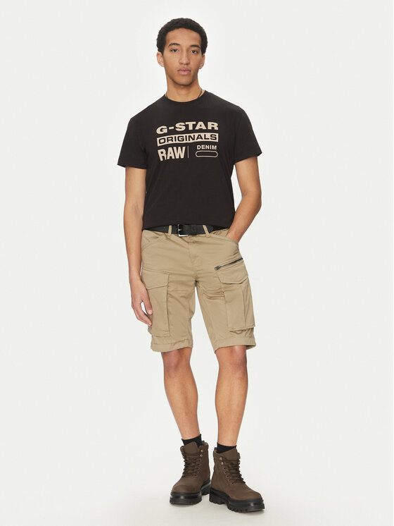 G-Star Raw G-Star Raw Majica Originals D25969-C506 1214 Črna Regular Fit