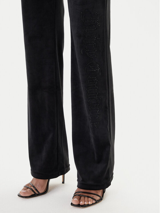 Juicy Couture Juicy Couture Teplákové kalhoty Christine JCWBJ225311 Černá Flared Leg