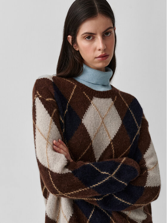 TATUUM TATUUM Sweter LOREMA Kolorowy Classic Fit