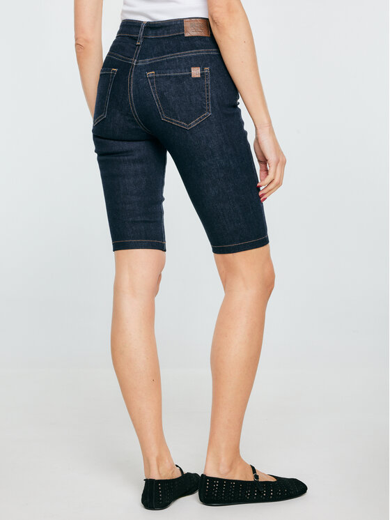 BIG STAR BIG STAR Szorty jeansowe INGRID Granatowy Slim Fit