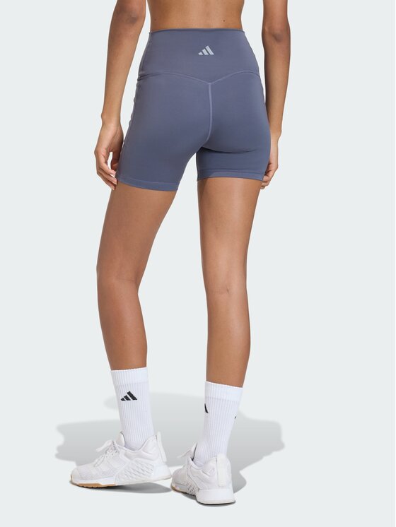 adidas adidas Szorty sportowe 158407 Szary Fitted Fit