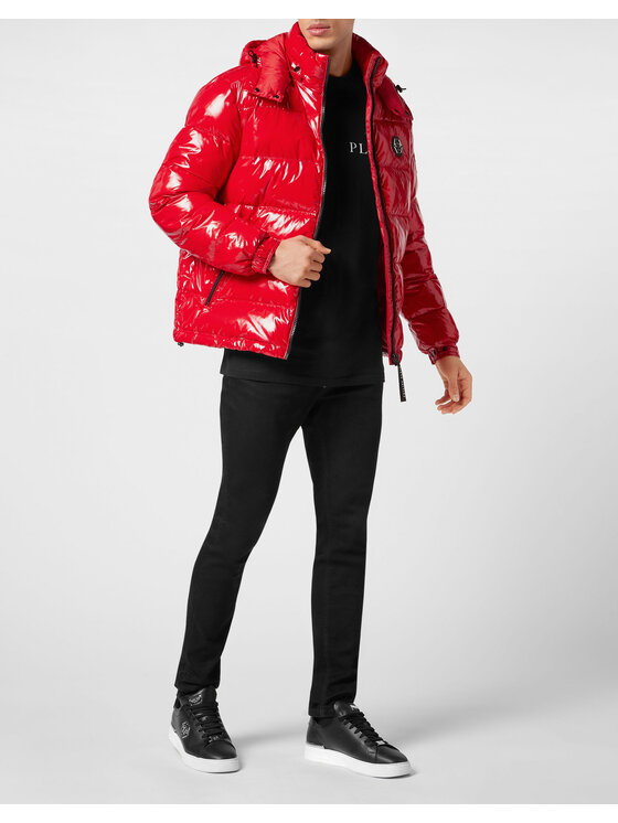 PHILIPP PLEIN PHILIPP PLEIN Giubbotto piumino 349 Rosso Regular Fit