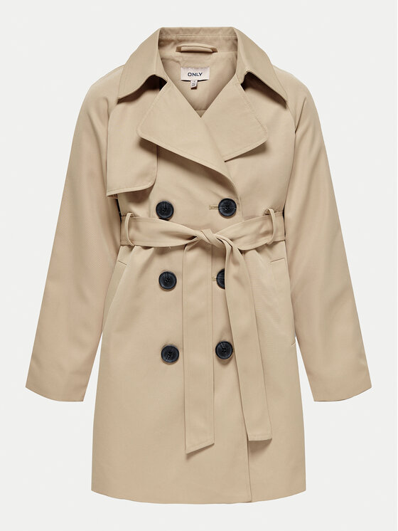 Kids ONLY Kids ONLY Trench Chloe 15323249 Smeđa Regular Fit