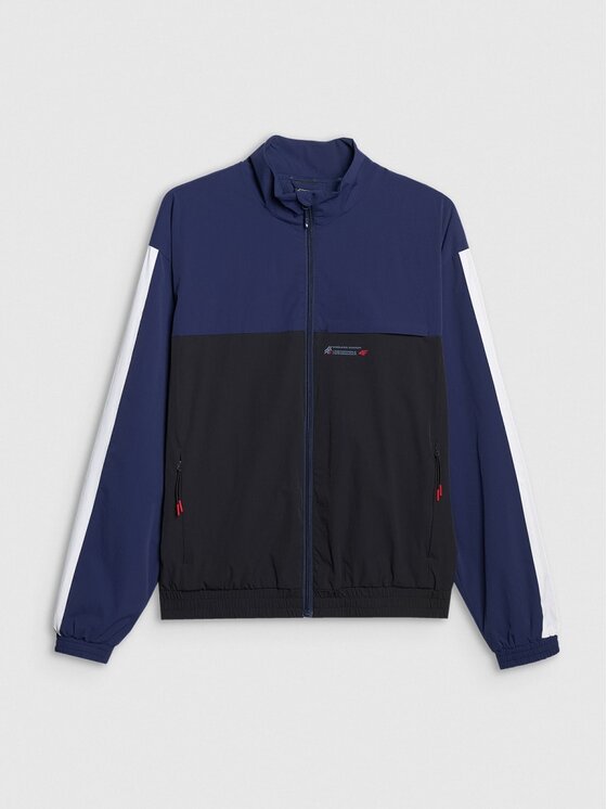 4F 4F Giacca di transizione 4FRAW25TSWSM2483-20S Nero Regular Fit