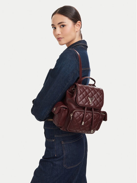 Guess Rucsac J6YZ05 W2510 Vișiniu