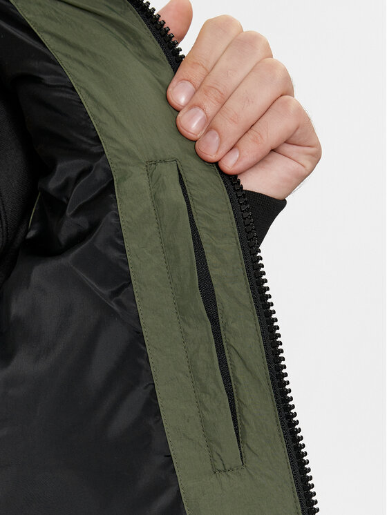Calvin Klein Calvin Klein Bodywarmer Crinkle K10K110334 Grün Regular Fit