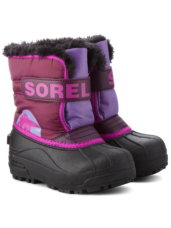 Sorel Sorel Sněhule Childrens Snow Commander NC1877 Fialová
