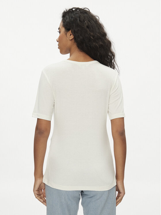 Lee Lee Póló Elbow 112350601 Ekru Slim Fit