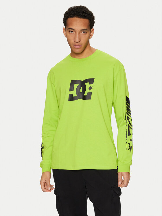 DC Shoes DC Shoes Hosszú ujjú Drivers Club ADYZT05406 Zöld Standard Fit