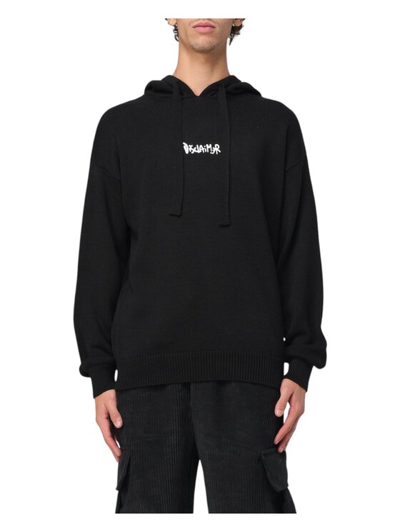 DISCLAIMER DISCLAIMER Felpa 24ids54611 Nero Regular Fit