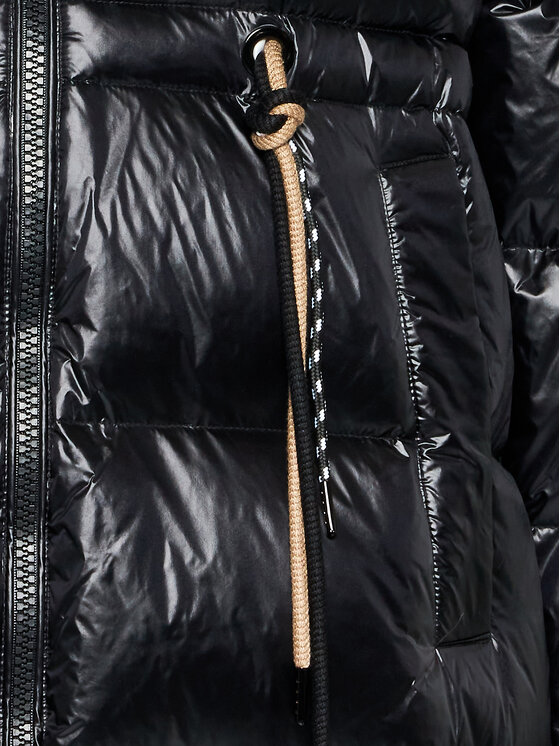 Deha Deha Пухено яке D73880 Черен Regular Fit