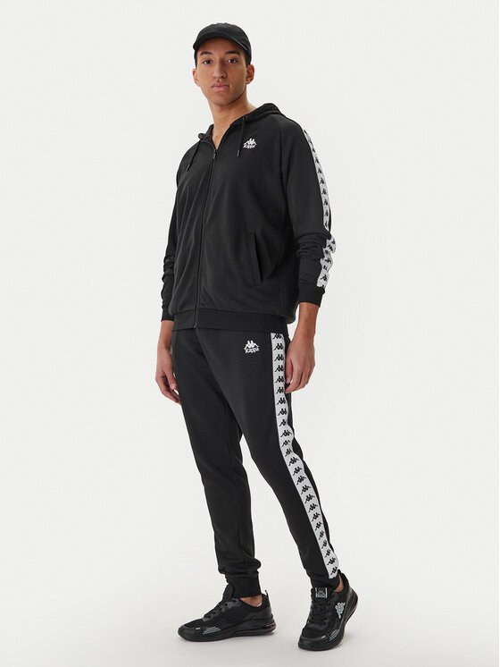 Kappa Kappa Teplákové kalhoty Banda Alanz 3 321Y8FW Černá Comfort Fit