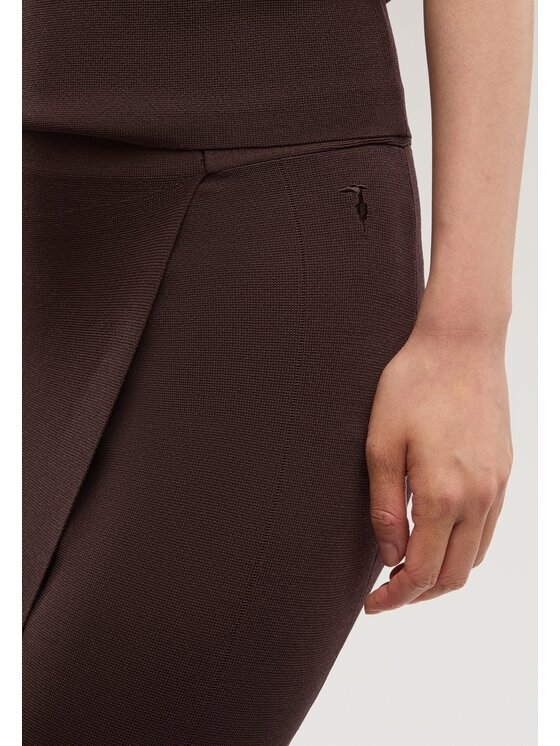 Trussardi Trussardi Gonna midi 16166000036N032 Marrone Regular Fit