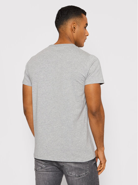 Pepe Jeans Pepe Jeans T-krekls Original Basic 3 N PM508212 Pelēks Slim Fit